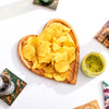 Olive Wood Heart Serving Plate